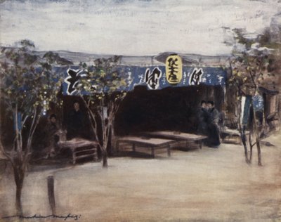 Una casa de té suburbana de Mortimer Ludington Menpes